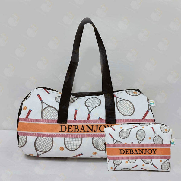 Personalised Printed Kids Duffle Bag & Box Pouch Gift Combo